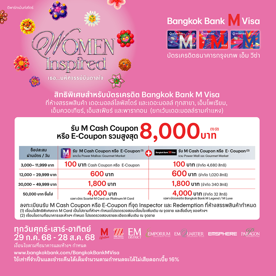 Bangkok Bank M VISA Women Inspired