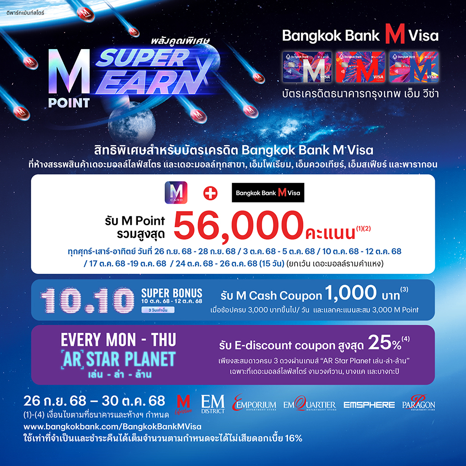Bangkok Bank M Visa M Point Super Earn