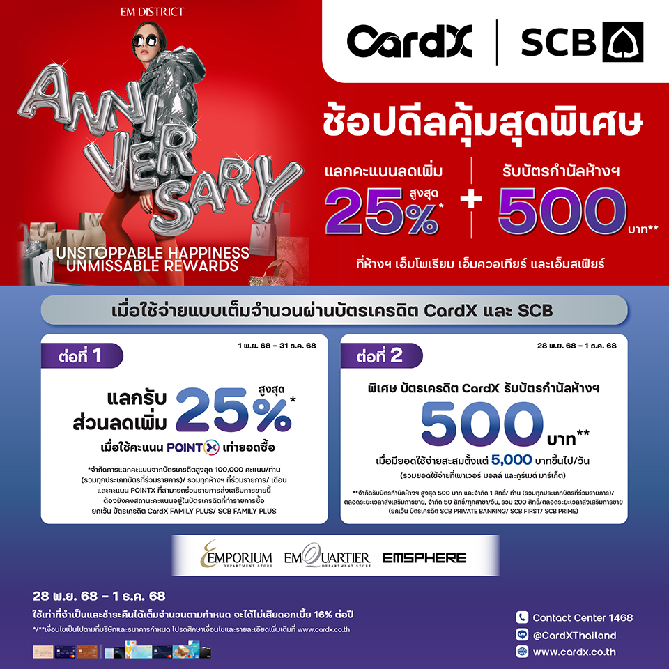 CardX EM DISTRICT 2nd ANNIVERSAY  