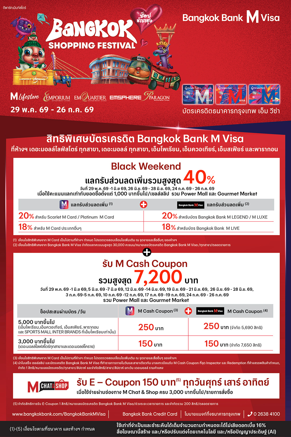 Bangkok Bank M Visa Bangkok Shopping Festival 2026