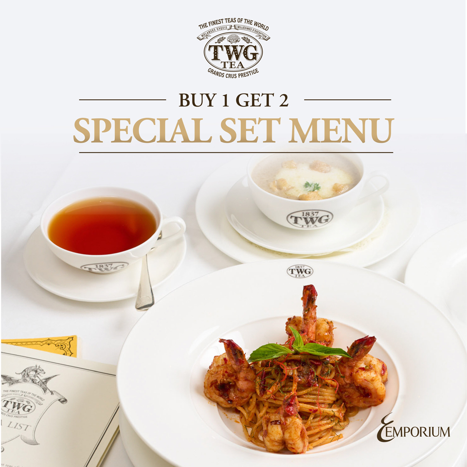 Buy 1 Get 2 Special Set จาก TWG Tea